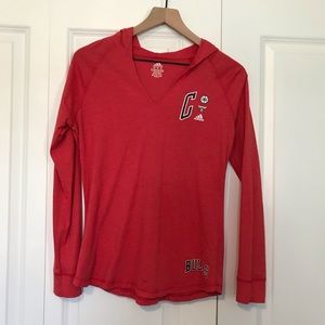 {Adidas} Chicago Bulls NBA Premium Long Sleeve - M